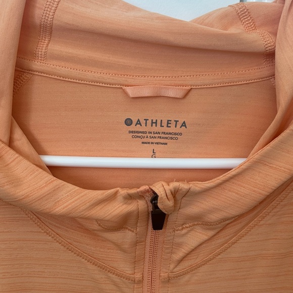 Athleta Women's Peach Hooded Jacket - Picture 2 of 4